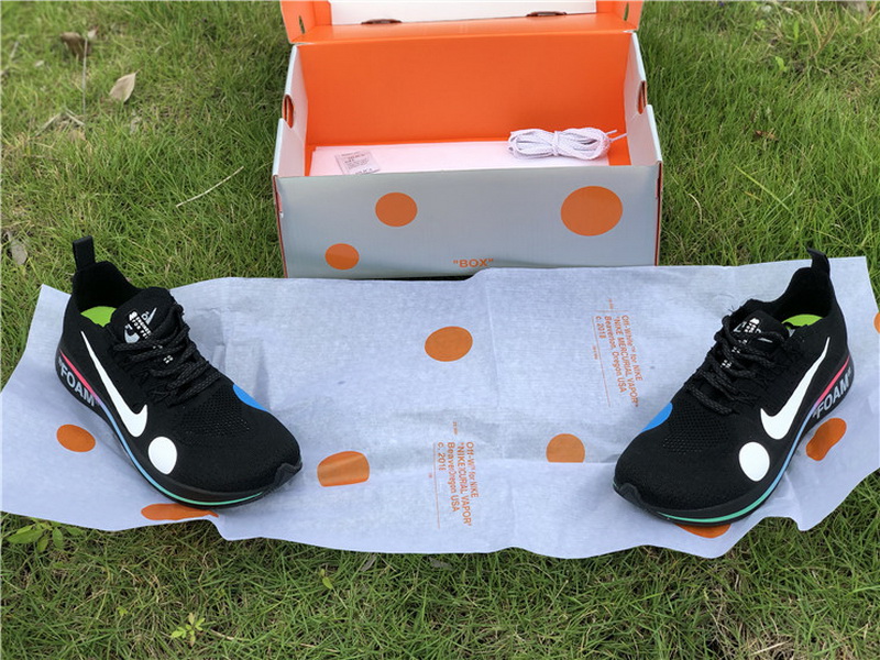 Off-White x Nike Zoom Fly Mercurial Flyknit Black(98% Authentic quality)